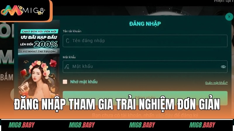 Cách đăng nhập tham gia trải nghiệm đơn giản cho tân thủ